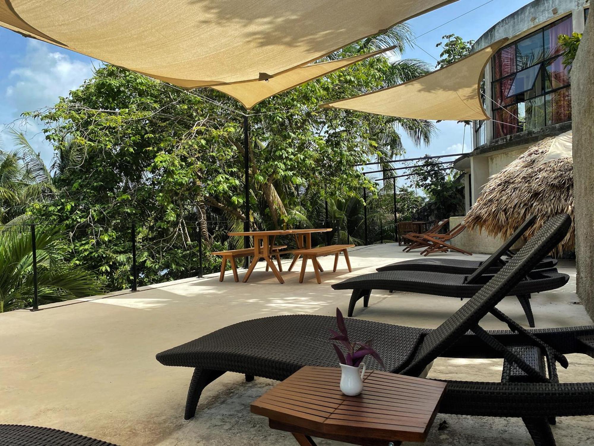 Elmar Hostel Bacalar Kültér fotó