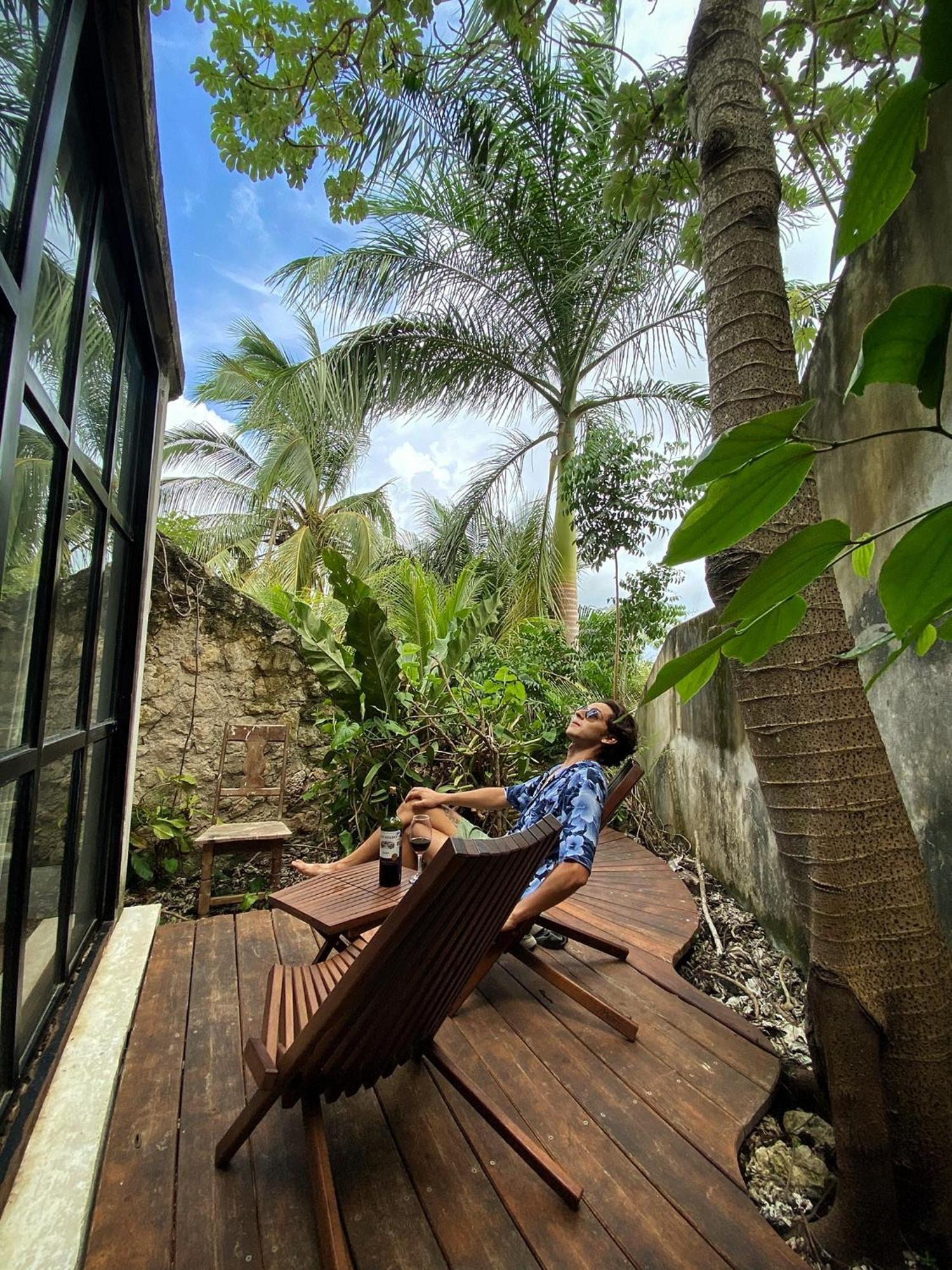 Elmar Hostel Bacalar Kültér fotó