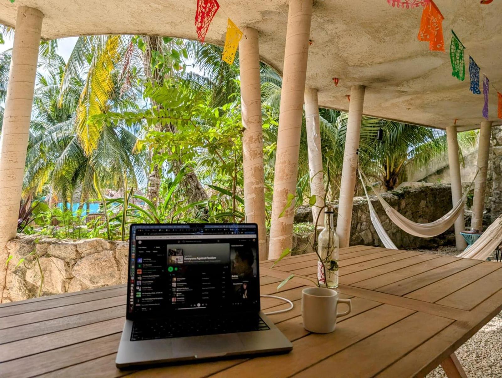 Elmar Hostel Bacalar Kültér fotó